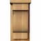 Ekena Millwork Newport Rough Sawn Corbel w/Backplate, Western Red Cedar, 8"W x 8"D x 16"H COR08X08X16NEW01RWR - alternate 2